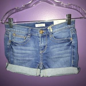 denim shorts